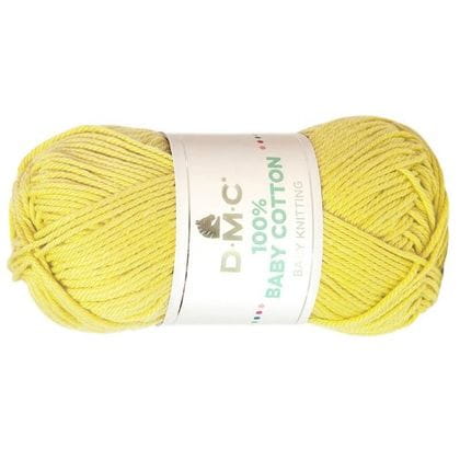 WŁÓCZKA DMC BABY COTTON 100% kol. 771 / słomkowy