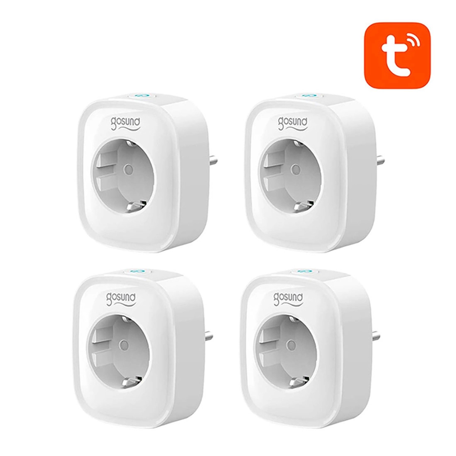 Gniazdo smart Tuya WiFi SP1 - 4 szt.