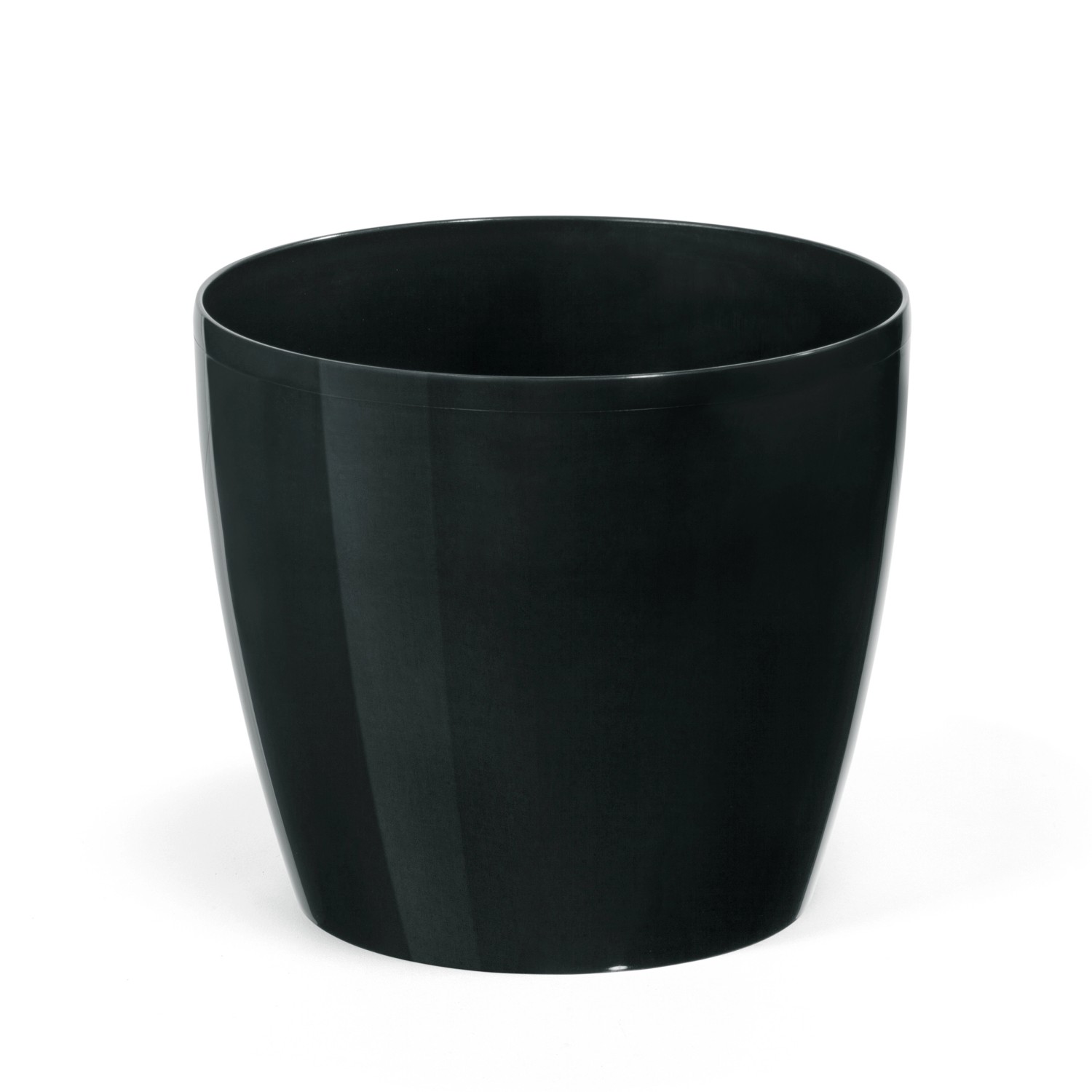 Osłonka plastikowa Magnolia czarna - śr. 21 cm