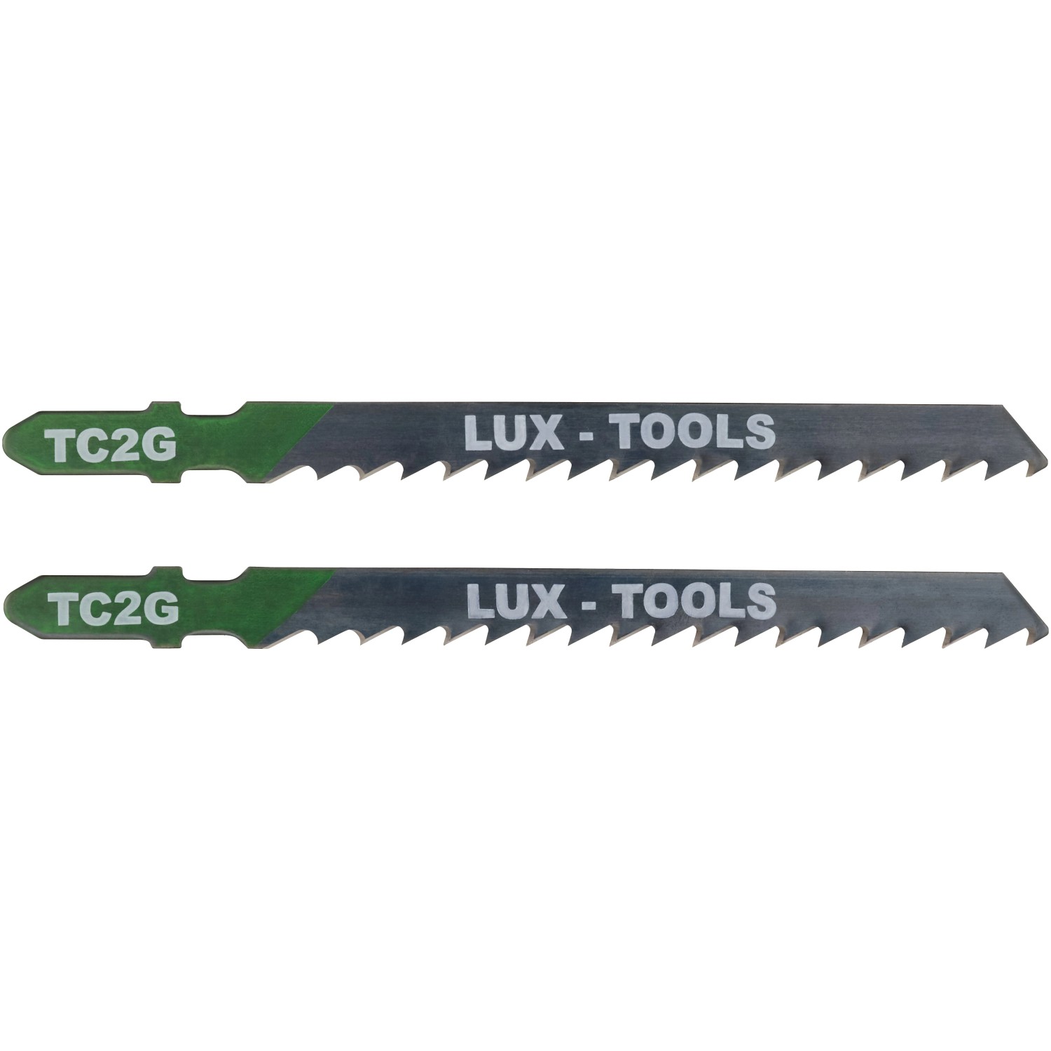 LUX Brzeszczoty do wyrzynarki 100 mm z uchwytem T, 2 sztuki