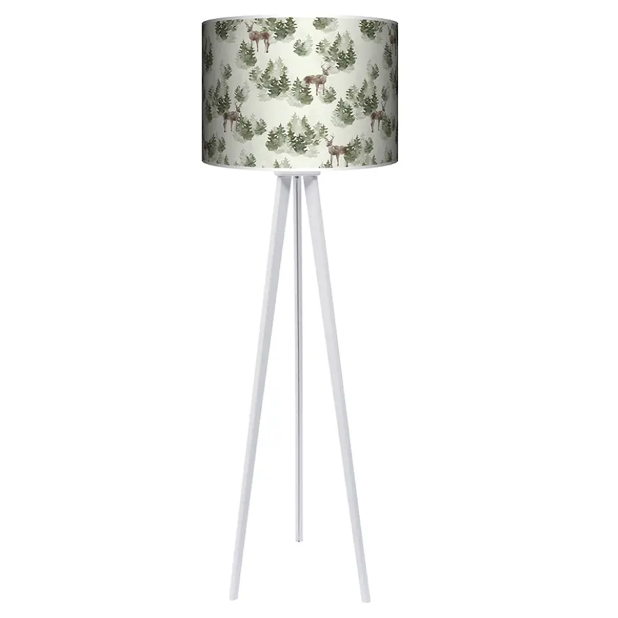 Lampa podłogowa - trójnóg drewniana duża Pine wood2 - kolor podstawy do wyboru FL - buk