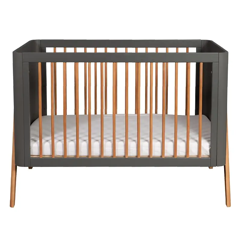 ŁÓŻECZKO TORSTEN SEAL GREY/TEAK LB - 140x70 cm