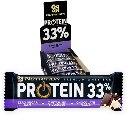 25x Baton proteinowy Sante Go On Nutrition Protein Bar 33%, czekoladowy, 50g