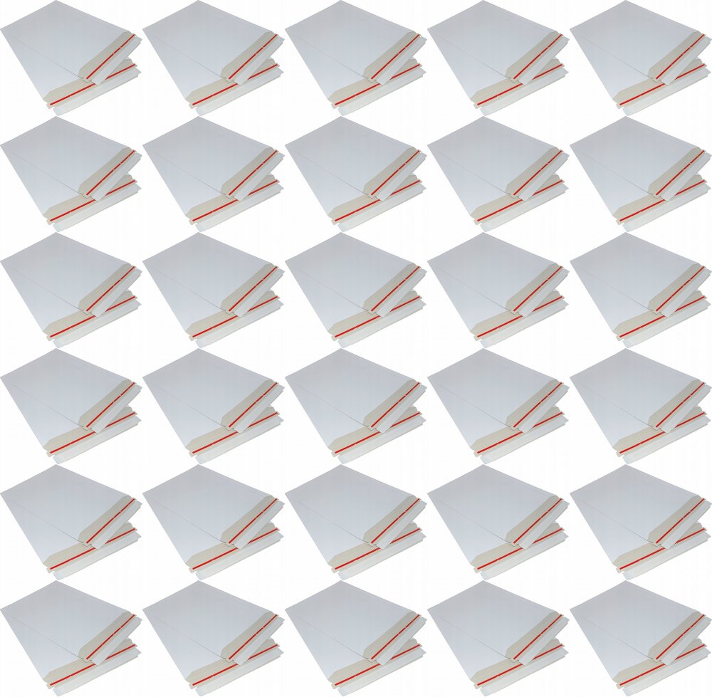 100x Koperta kartonowa Toppac, 250x353mm, z paskiem samoprzylepnym, biały