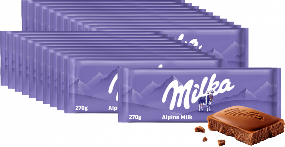 20x Czekolada Milka mleczna, Mmmax Alpine, 270g