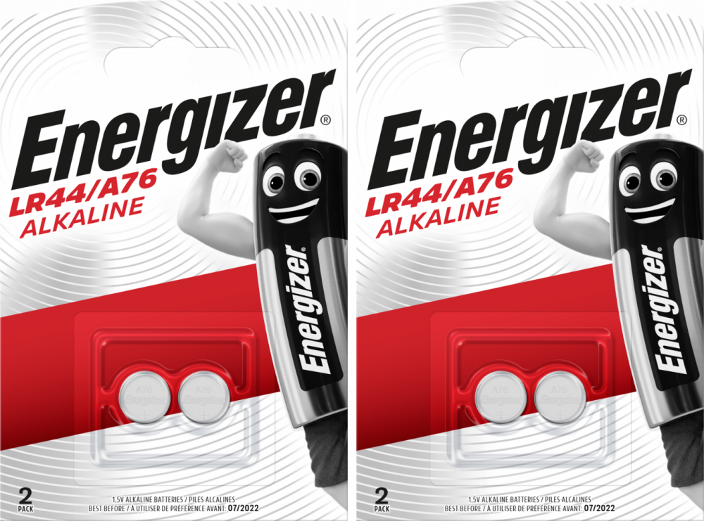 2x Bateria specjalistyczna Energizer, LR44/A76, 2 sztuki