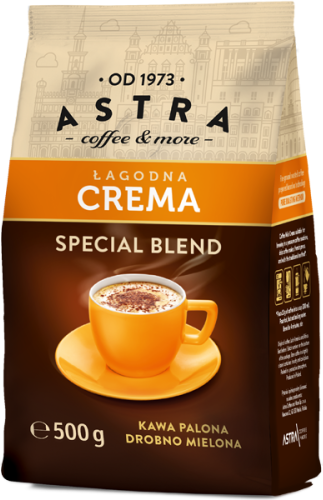 Kawa mielona Astra Łagodna Crema, 500g