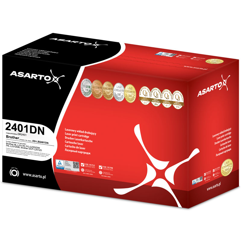 Bęben Asarto AS-LB2401DN (DR2401),12000 stron, black (czarny)