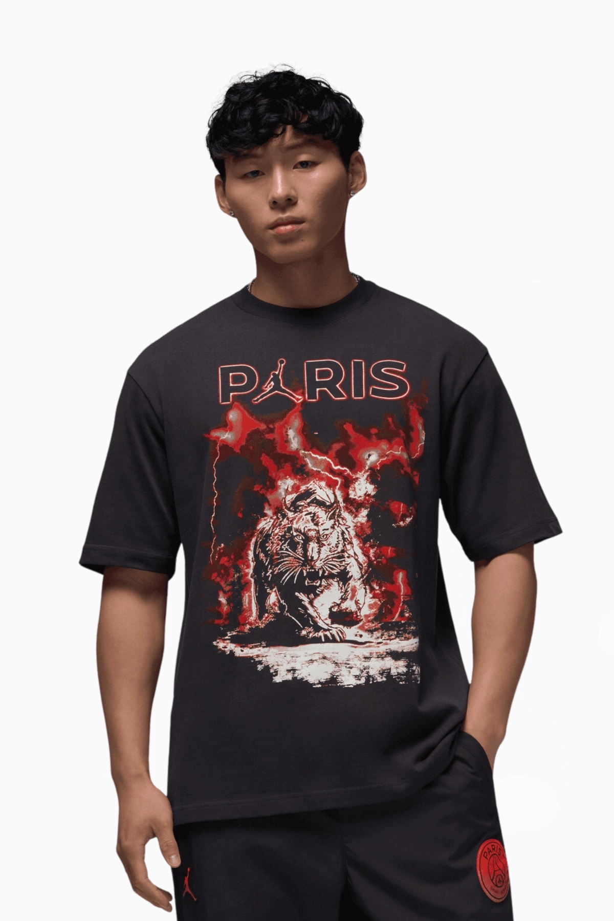Koszulka Nike PSG x Jordan 24/25 Graphic - Szary