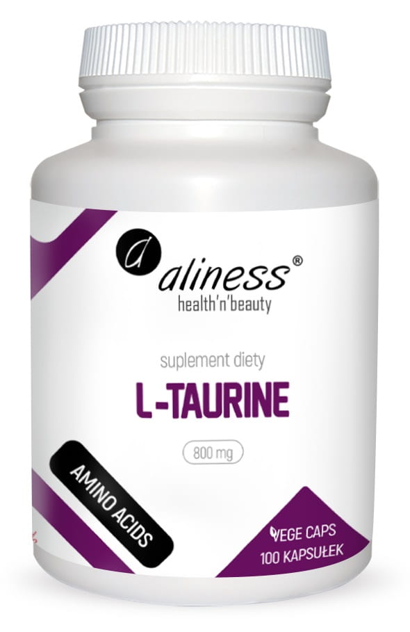 L-Taurine 800mg 100kaps. Aliness