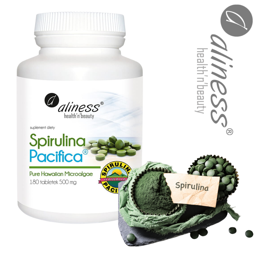 Spirulina Hawajska Pacyfica 180tabl. Aliness
