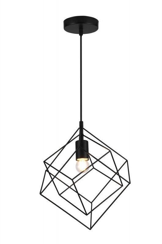 GTV Rosa lampa wisząca 1x40 W czarna OS-ROSA-10-DEC