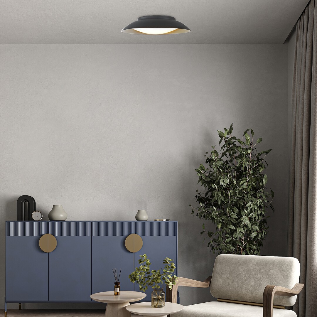 Rabalux Hafsa lampa podsufitowa 1x24 W czarna-złota 71187 - Wysyłka w 24h