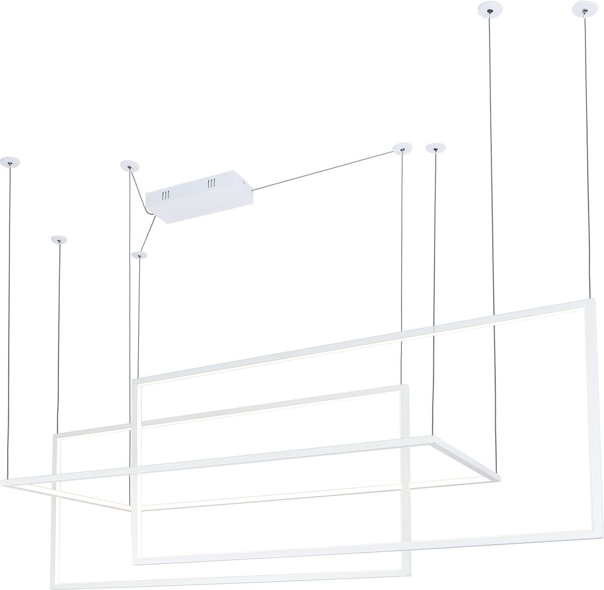 MaxLight Geometric lampa wisząca 3x26,6W LED biała P0272