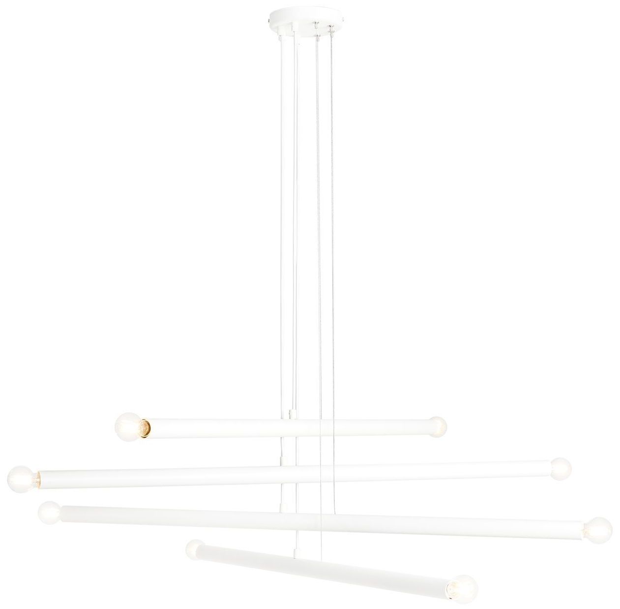 Aldex Tubo 8 lampa wisząca 8x40W biały 1072P