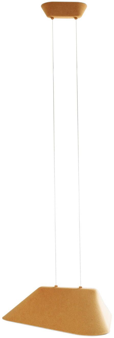 MaxLight Carbon lampa wisząca 1x8 W szary/popielaty-żółta P0569