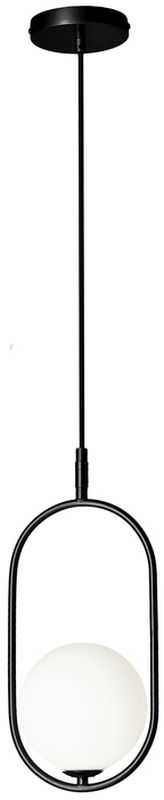 Candellux Cordel lampa wisząca 1x28W czarna/biała 31-10148 - Wysyłka w 24h