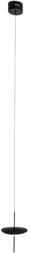 MaxLight Cone lampa wisząca 1x12 W czarna P0554