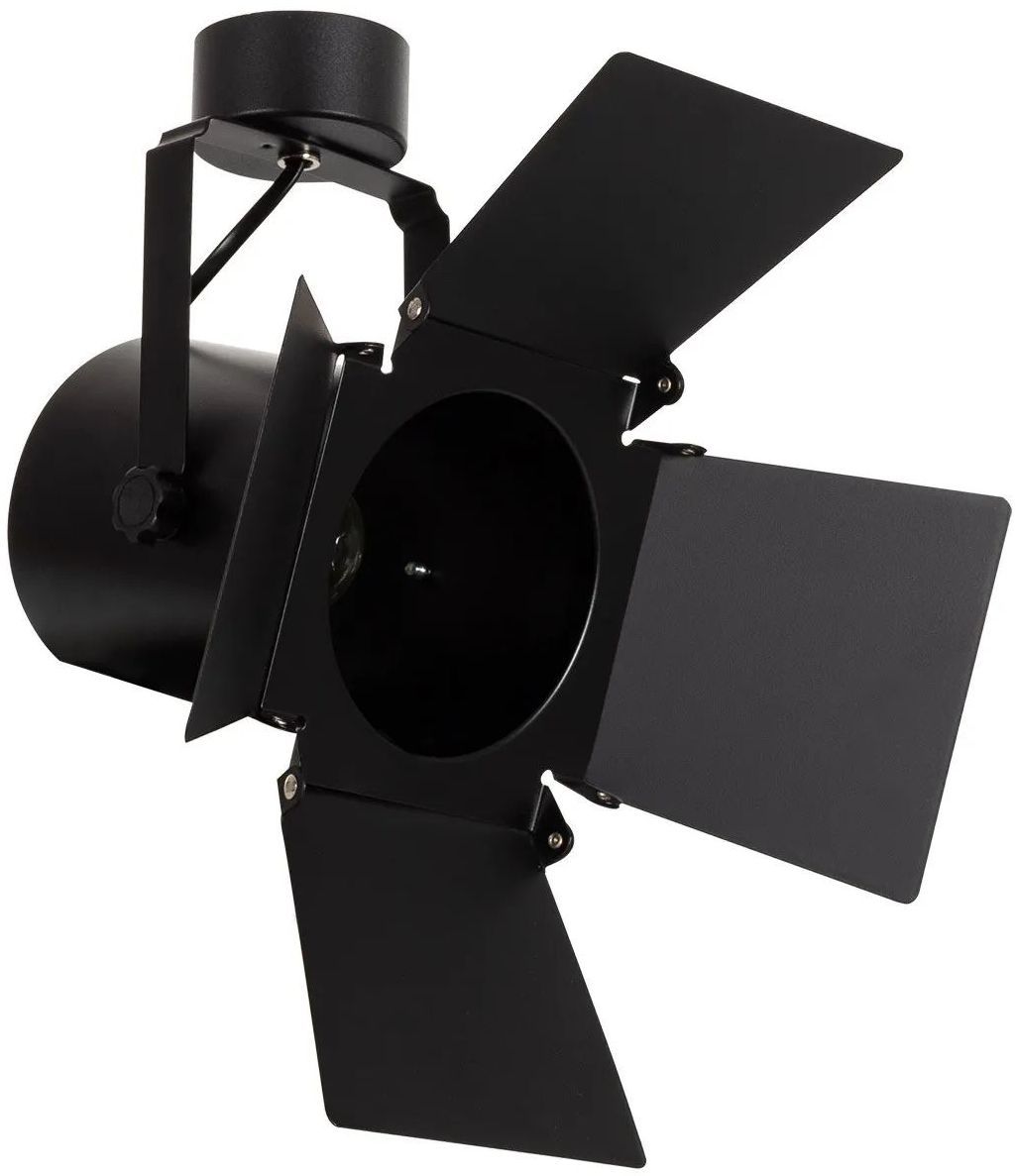 Abruzzo Retro lampa podsufitowa 1x60 W czarna ABR-RRT-C-E27
