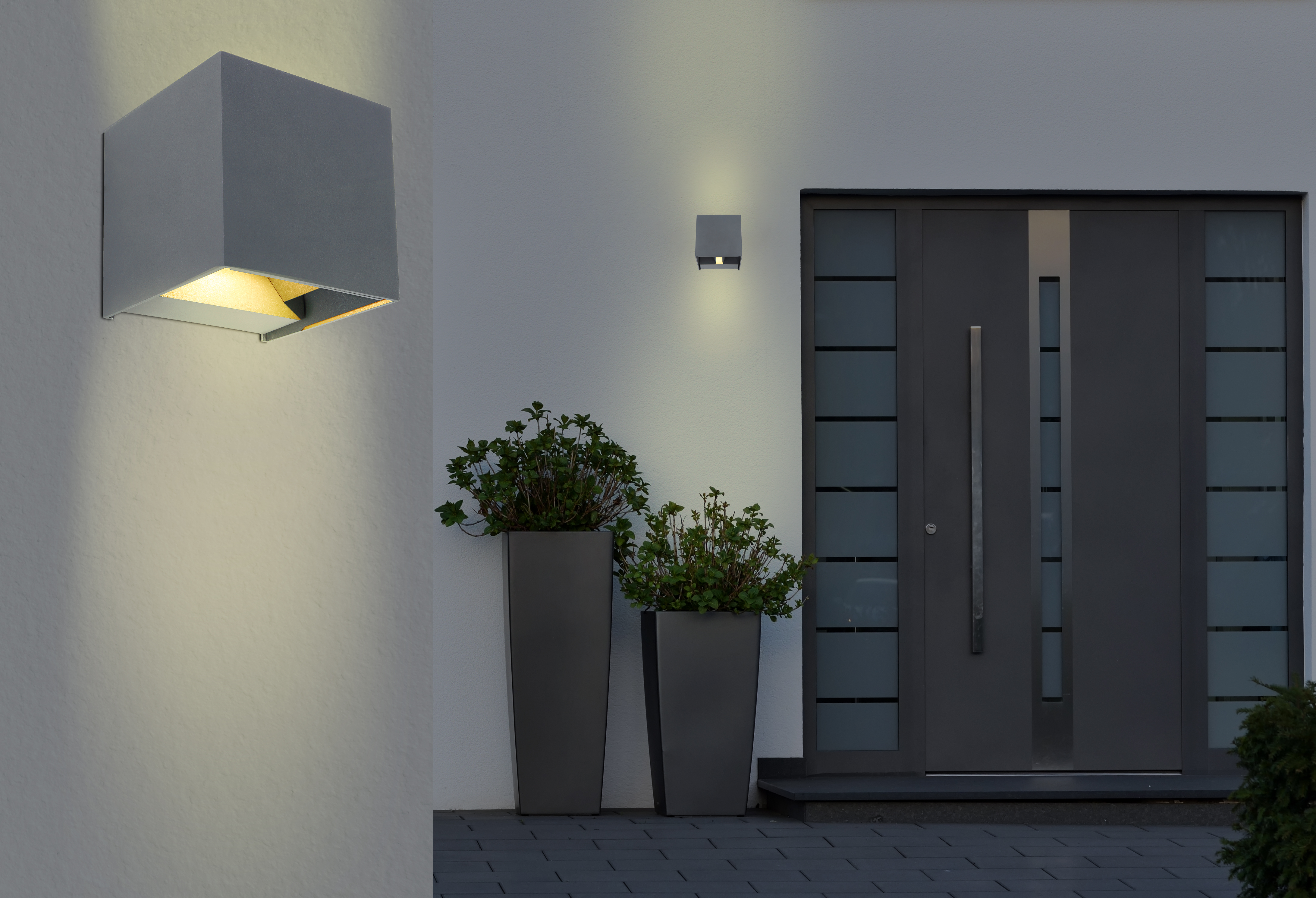 Globo Lighting Veronika kinkiet zewnętrzny 1x6W antracyt 34168