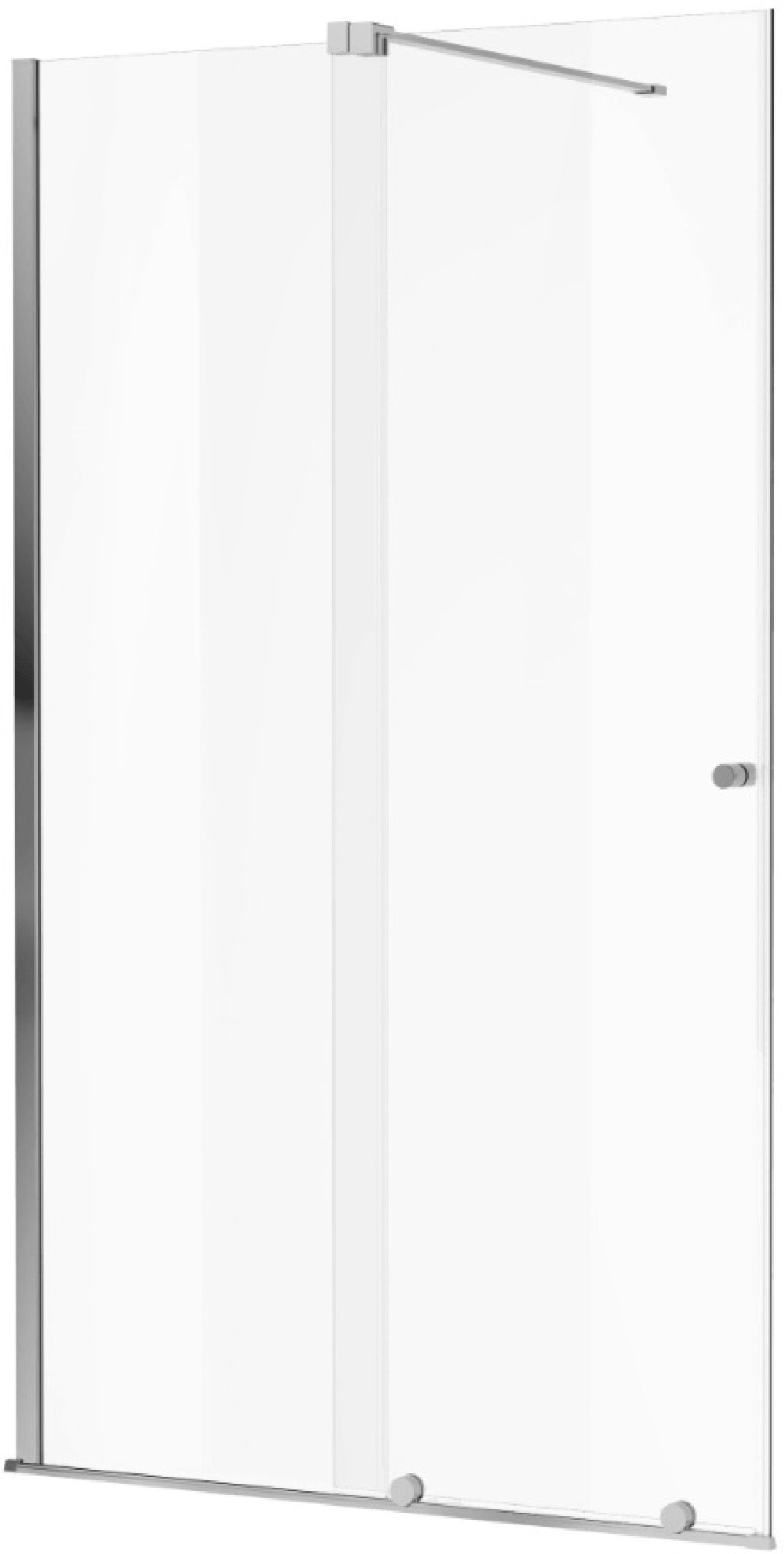 Excellent Ortigo drzwi prysznicowe 120 cm rozsuwane chrom połysk/szkło przezroczyste KAEX.5007.01.1200.LP1/2 - Wysyłka w 24h