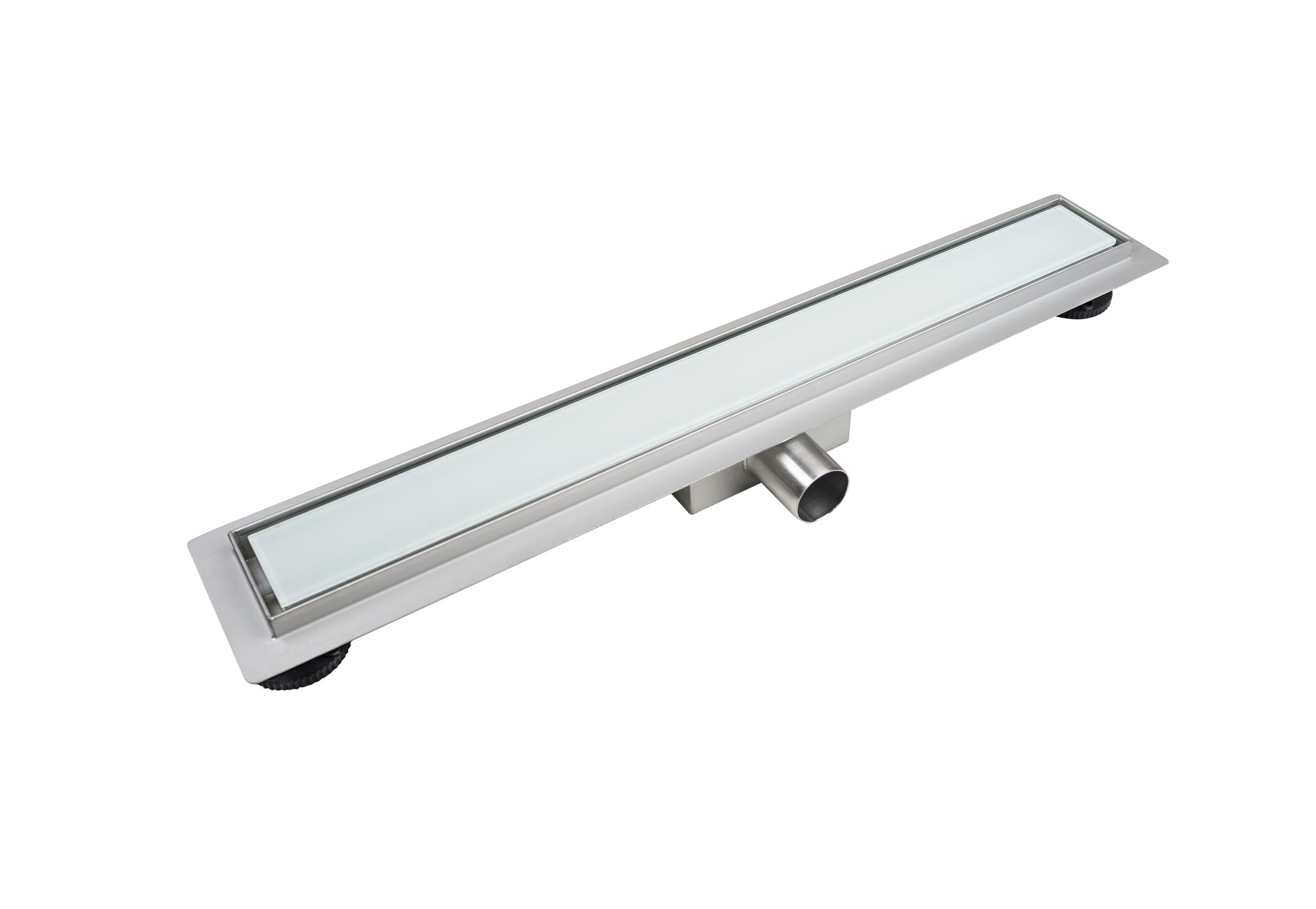 Balneo G-drain Next odpływ liniowy 70 cm szklany Milky MILKY70N
