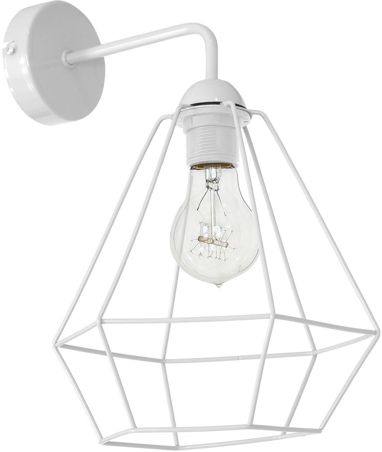 Luminex Alma kinkiet 1x60W biały 8961
