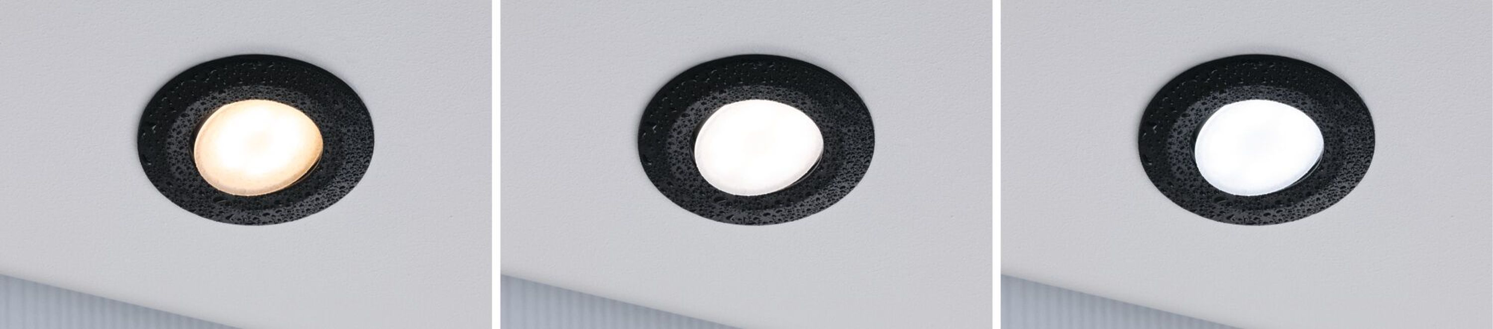 Paulmann Calla lampa do zabudowy 3x5W LED czarny mat 93096