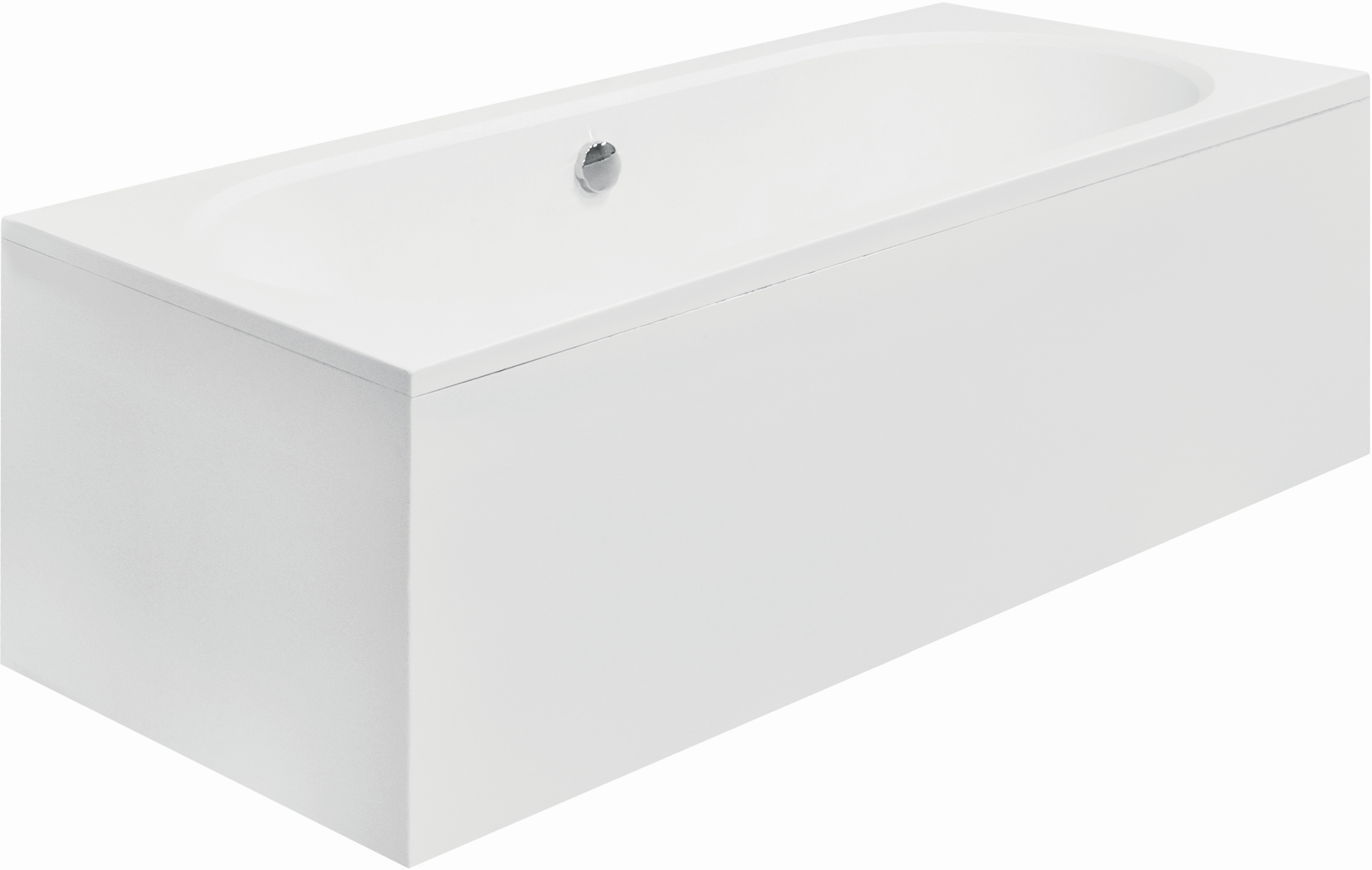 Zestaw Besco Vitae wanna prostokątna 150x75 cm z obudową (#WAV150PK, #OAV150PK)