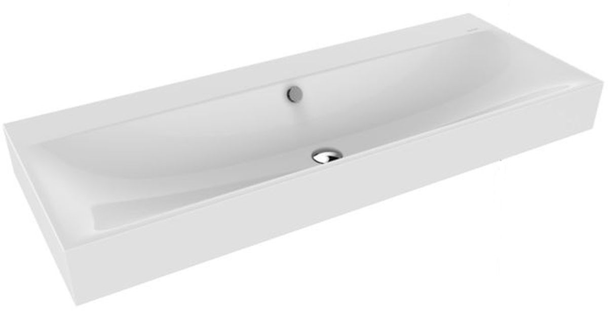 Kaldewei Silenio umywalka 120x46 cm ścienna prostokątna model 3046-D biała 904506003001