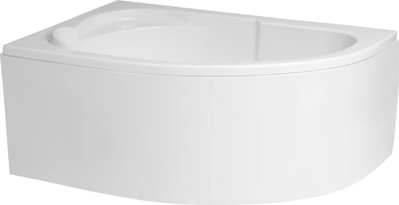 Polimat Standard obudowa do wanny 130 cm narożna prawa/lewa biała 00344