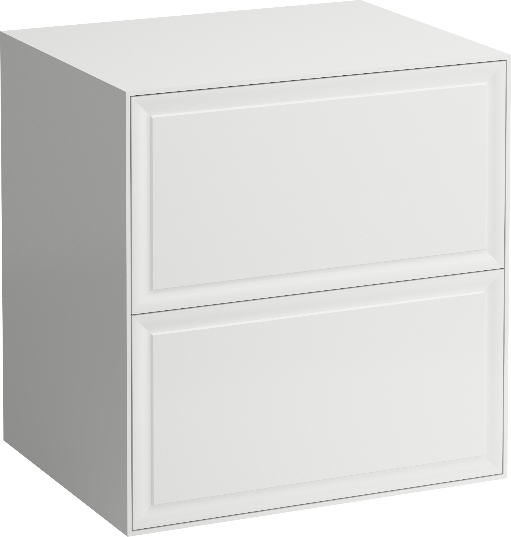 Laufen The New Classic szafka 57 cm podumywalkowa wisząca z blatem biały mat H4060060851701