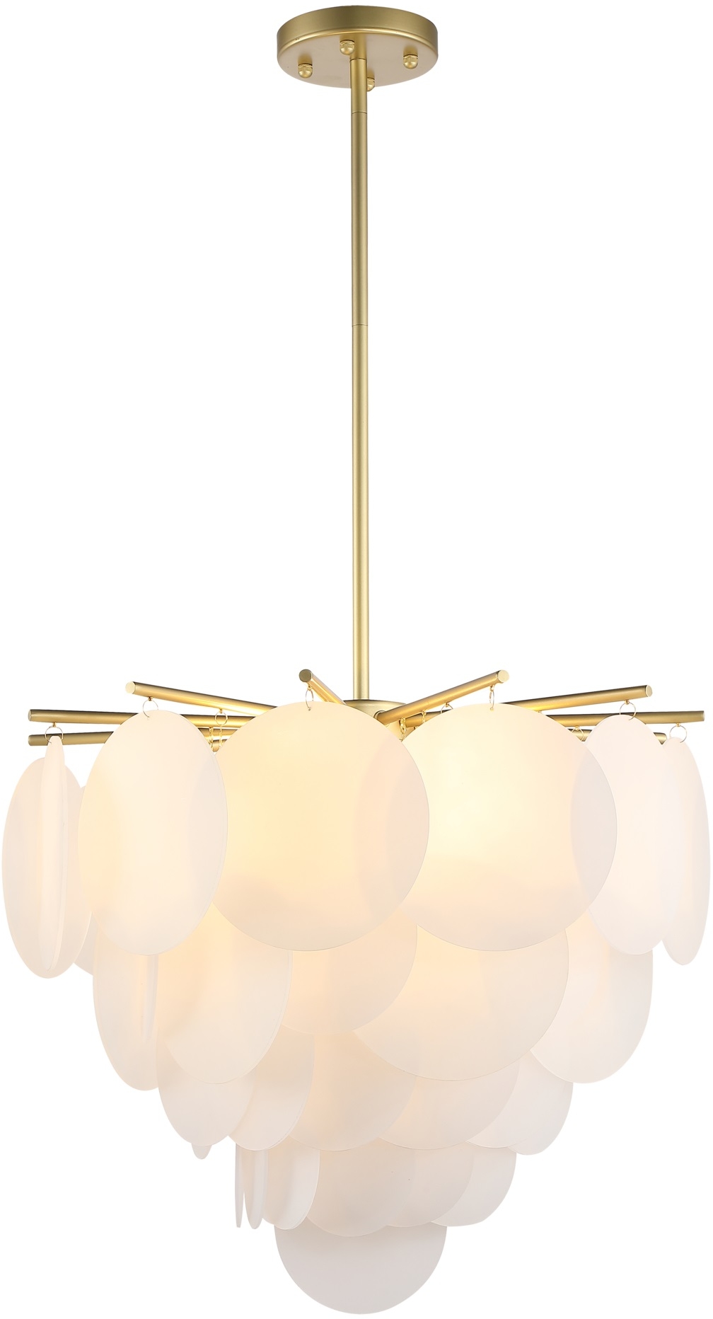 CosmoLight Tromso lampa podsufitowa 4x40W mosiądz/biały P04094BR - Wysyłka w 24h