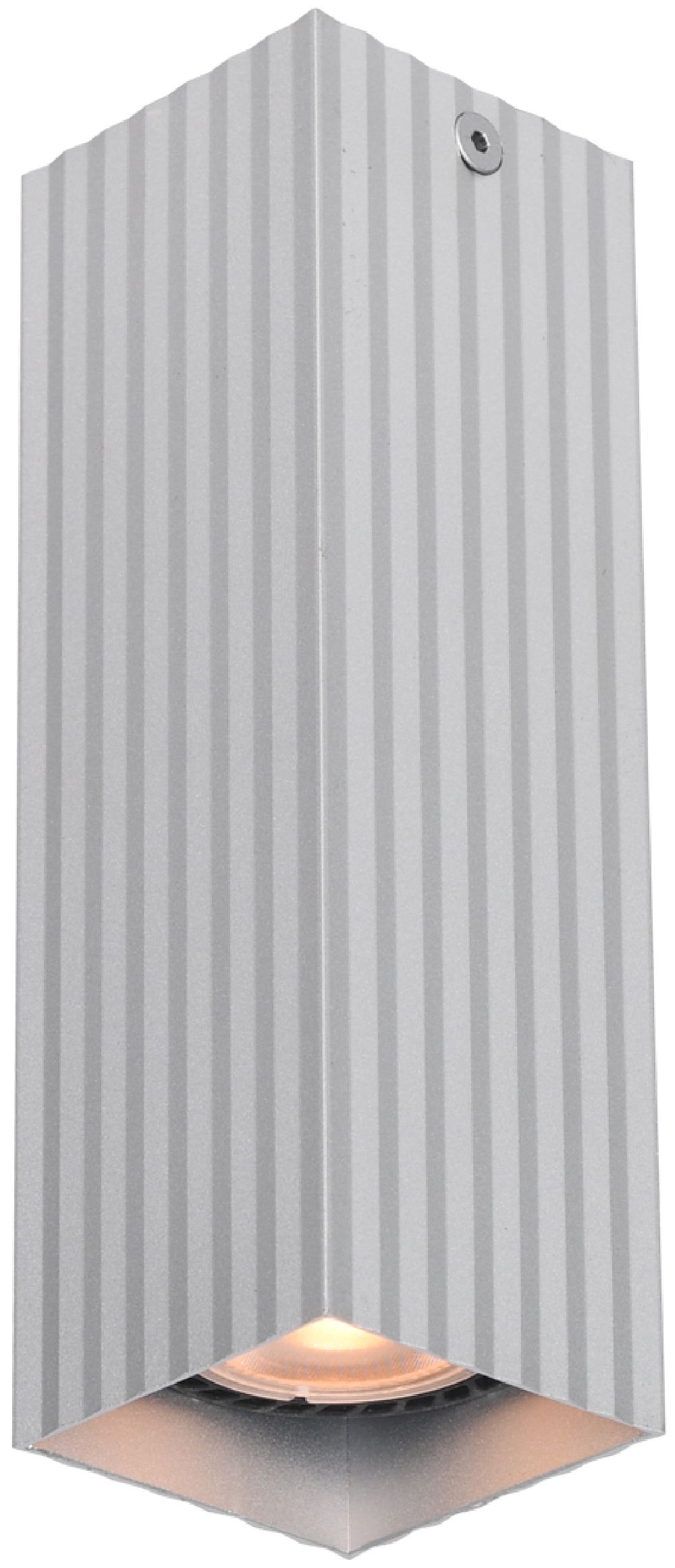 Italux Tecno lampa podsufitowa 1x10 W aluminium CLN-37492-M-ALU