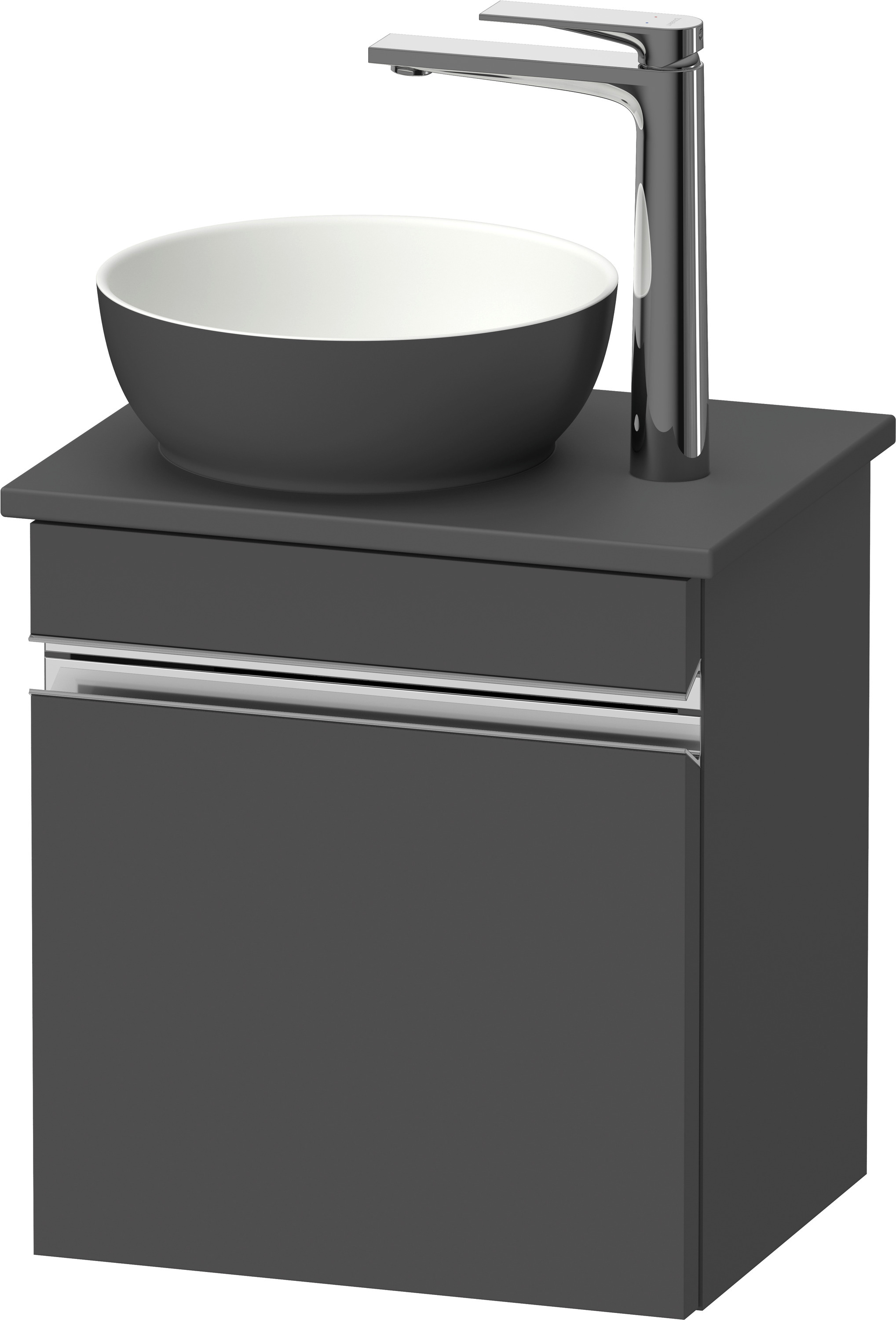 Duravit Sivida szafka 40x32,5x44 cm podumywalkowa wisząca grafitowa-chrom SV4656L10490000