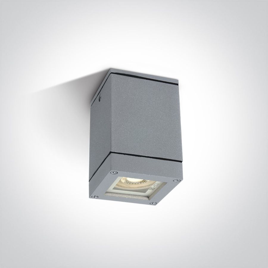 One Light lampa podsufitowa zewnętrzna 1x35W szara 67130D/G