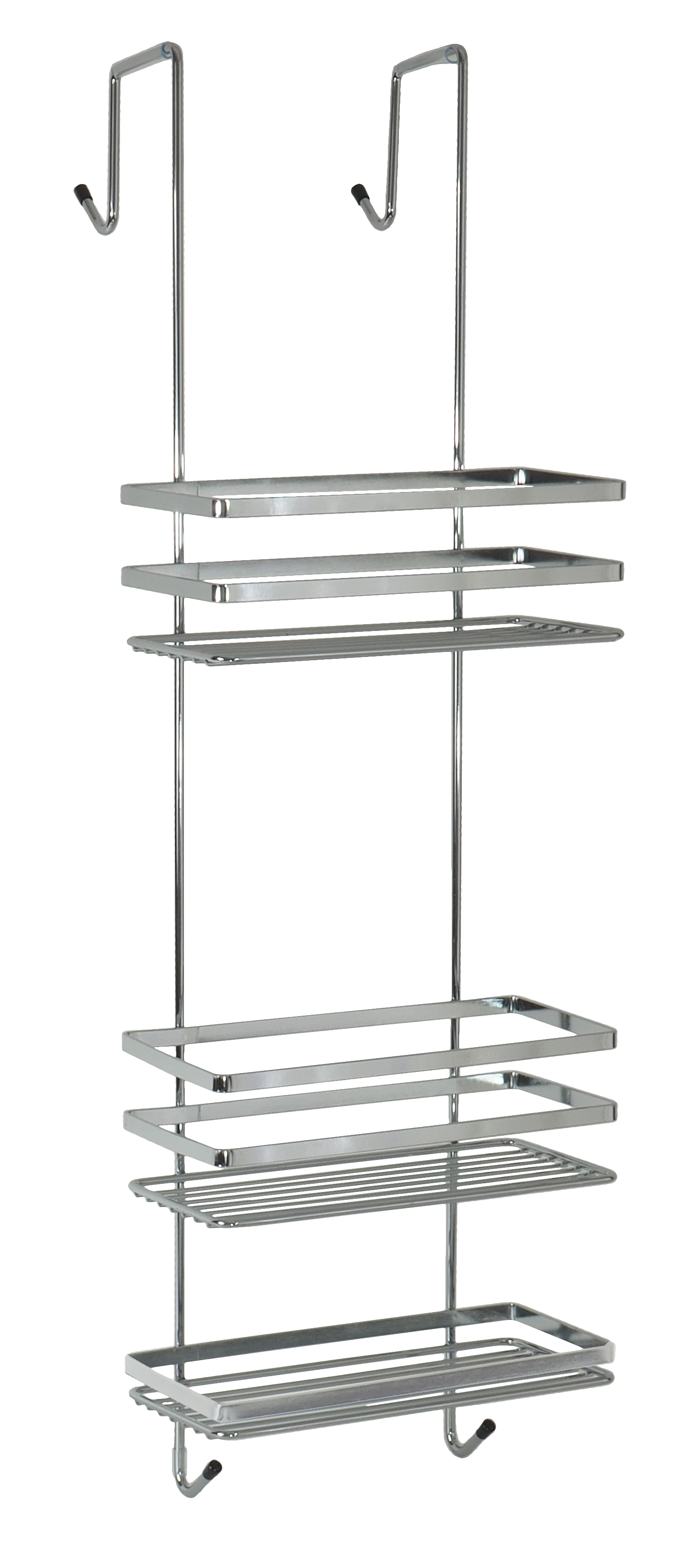 Hyggli Inox półka prysznicowa 25x12,1x79,1 cm zawieszana na kabinę stal 50-112