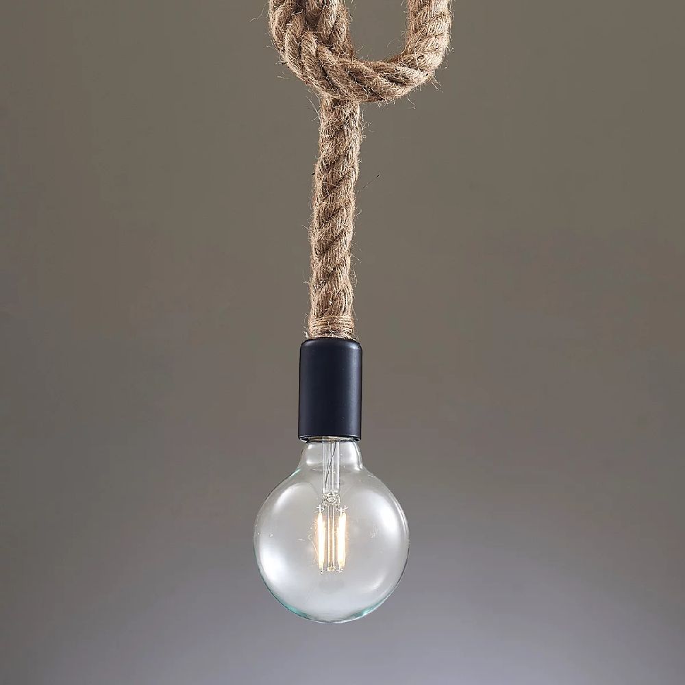 Goldlux Rope lampa wisząca 1x12 W beżowa 321909