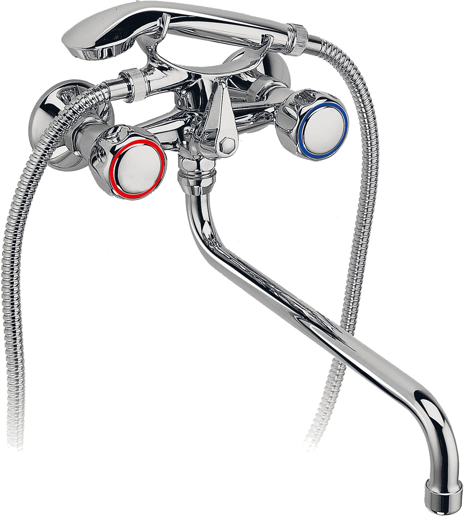 Ferro Standard bateria wannowo-prysznicowa ścienna chrom BST11A - Wysyłka w 24h