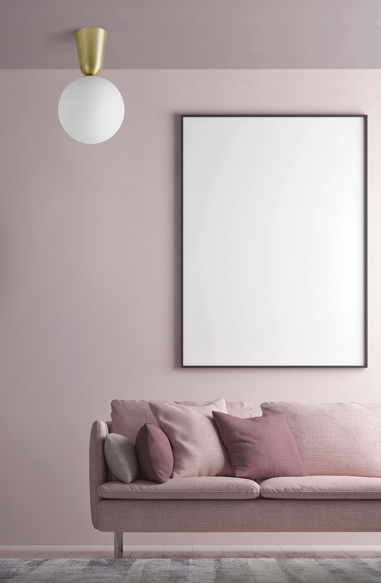 Miloox Lunar lampa podsufitowa 1x40 W biała-złota 1744.155