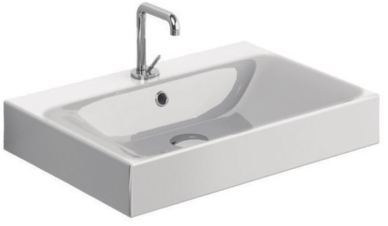 Kerasan Cento umywalka 60x45 cm prostokątna biała 353101