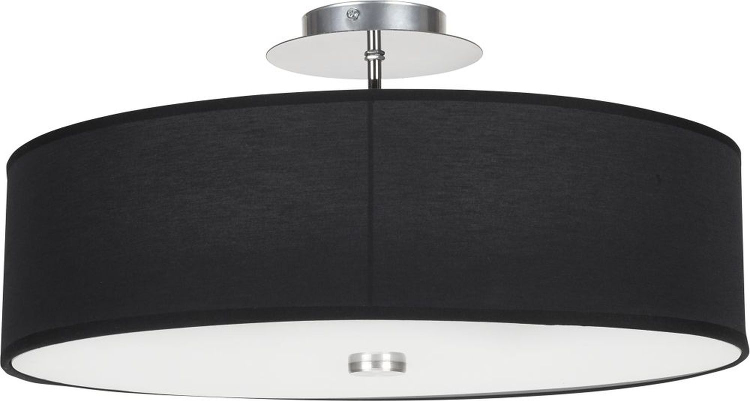 Nowodvorski Lighting Viviane lampa podsufitowa 3x60W czarna 6390 - Wysyłka w 24h