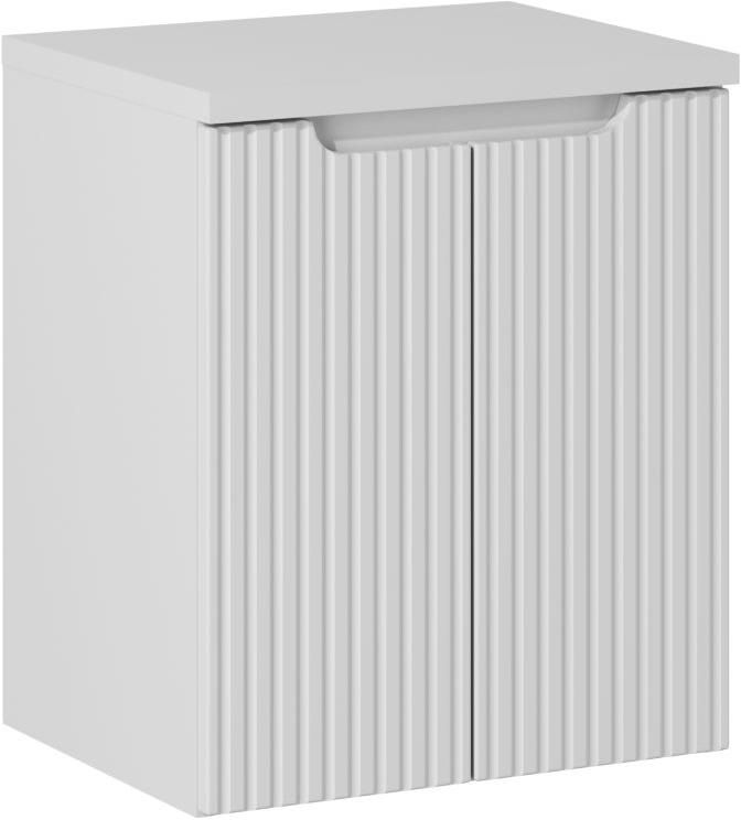 Zestaw Comad Nova White szafka z blatem 50 cm wisząca biała SET-NOW B WHITE 50CM D