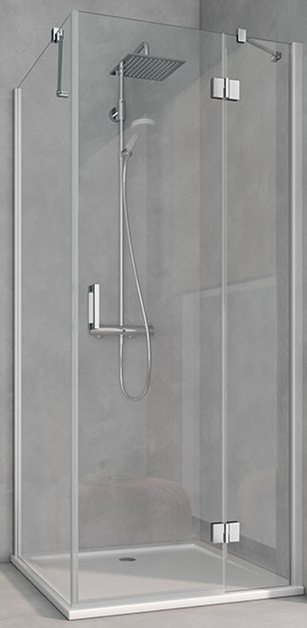 Kermi Osia STR drzwi prysznicowe 100 cm prawe srebrny połysk/szkło przezroczyste OSSTR10020VPK