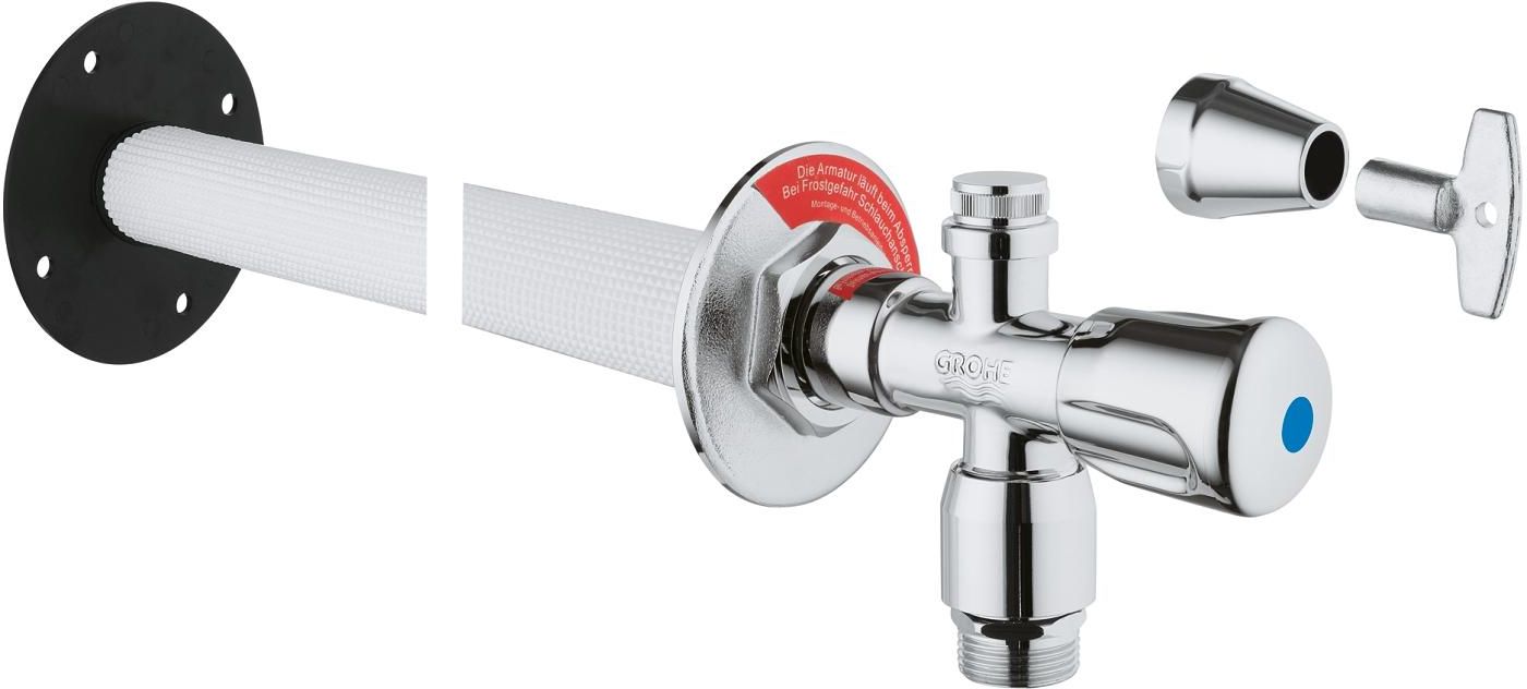 Grohe Eurotec zawór naścienny chrom 41206000