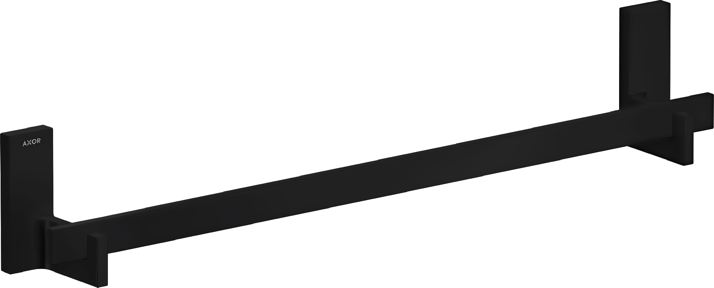 Axor Universal Rectangular drążek na ręcznik 64 cm czarny mat 42661670
