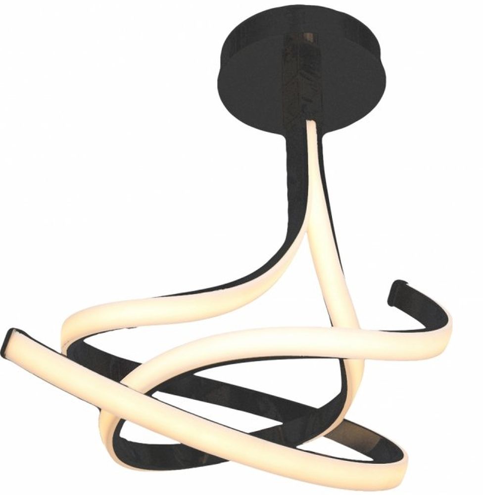 Zuma Line Viso lampa podsufitowa 1x45W czarna MX9932-2-3BD