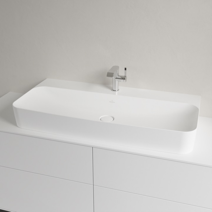 Villeroy & Boch Finion umywalka 100x47 cm prostokątna CeramicPlus Stone White 41681BRW