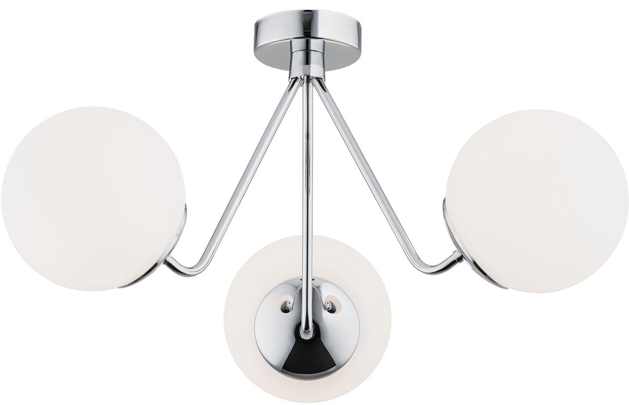 Argon Tomar lampa podsufitowa 3x15W opal mat/chrom 1477