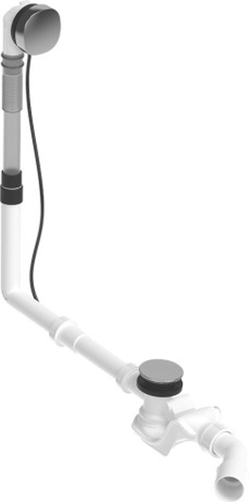 Duravit zestaw przelewowo-odpływowy Quadroval chrom 792202000001000